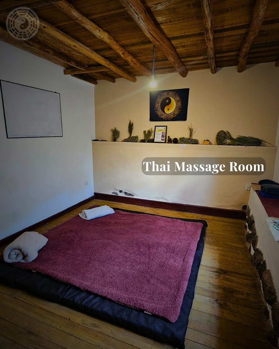 a woman lying down with her arms up